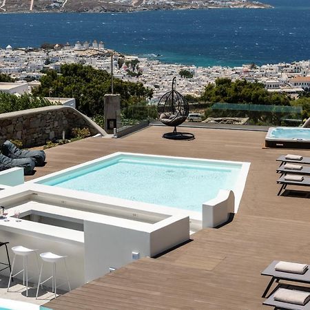 Villa In Mykonos - 6 Bedroom - 1Km From Mykonos Town - Infinity Pool - Sunset View Eksteriør billede