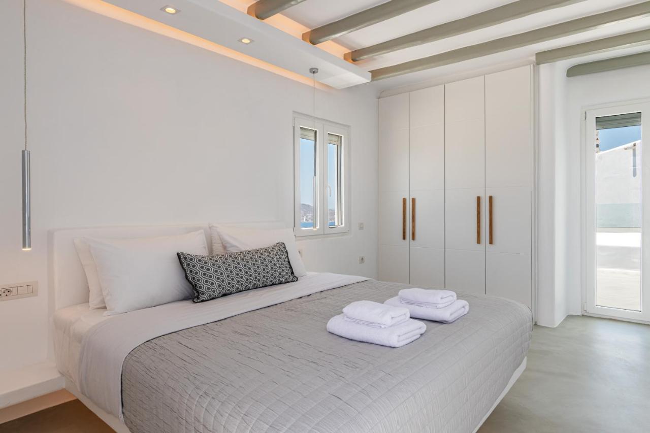 Villa In Mykonos - 6 Bedroom - 1Km From Mykonos Town - Infinity Pool - Sunset View Eksteriør billede